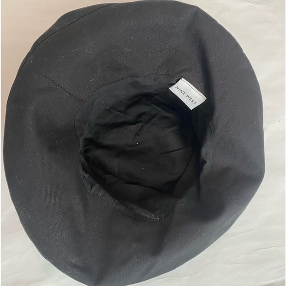 Nine West Cotton Canvas kettle hat Black one Size main image 8